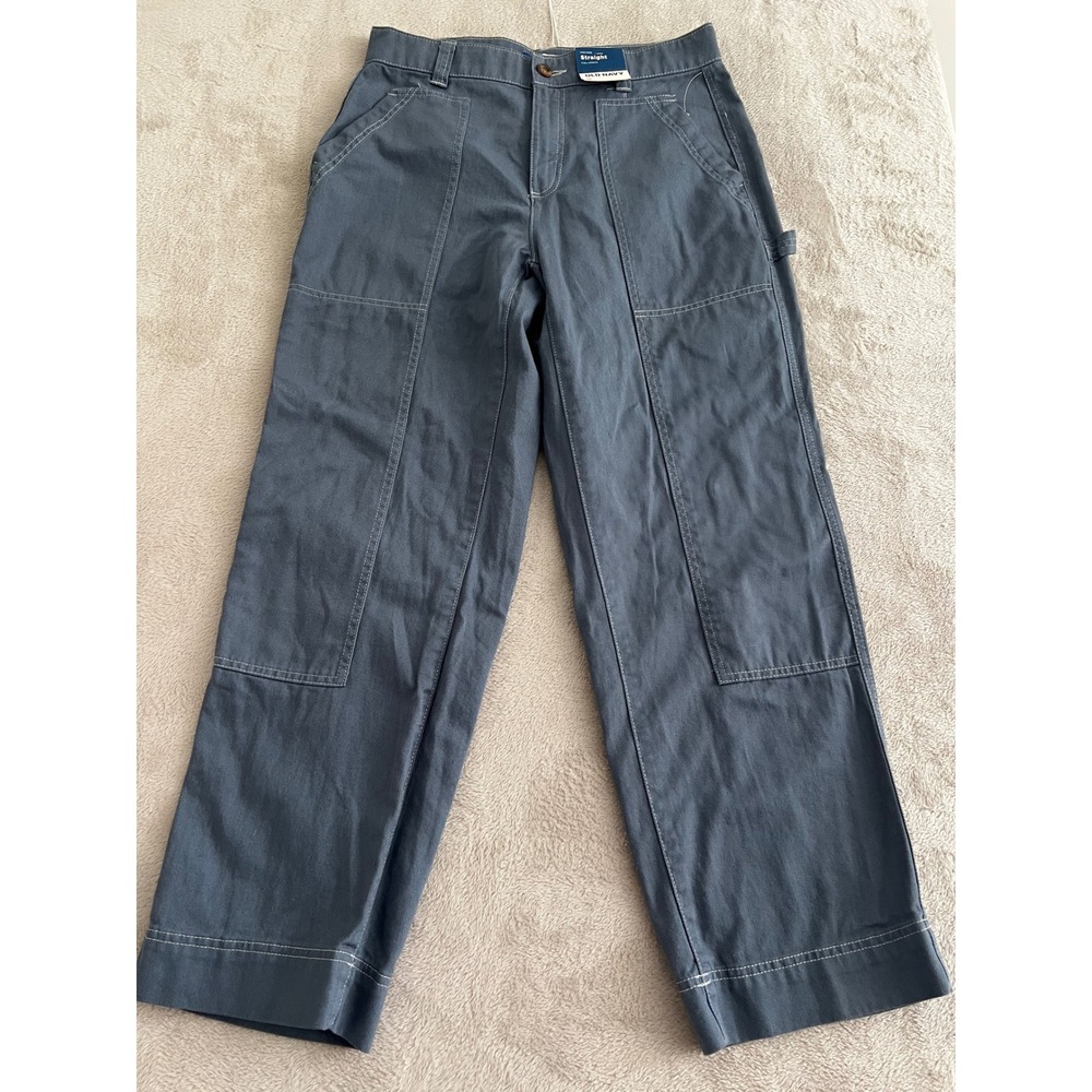 Old Navy High Rise Straight Utility Jeans Women's Size 10 Workwear Carpenter